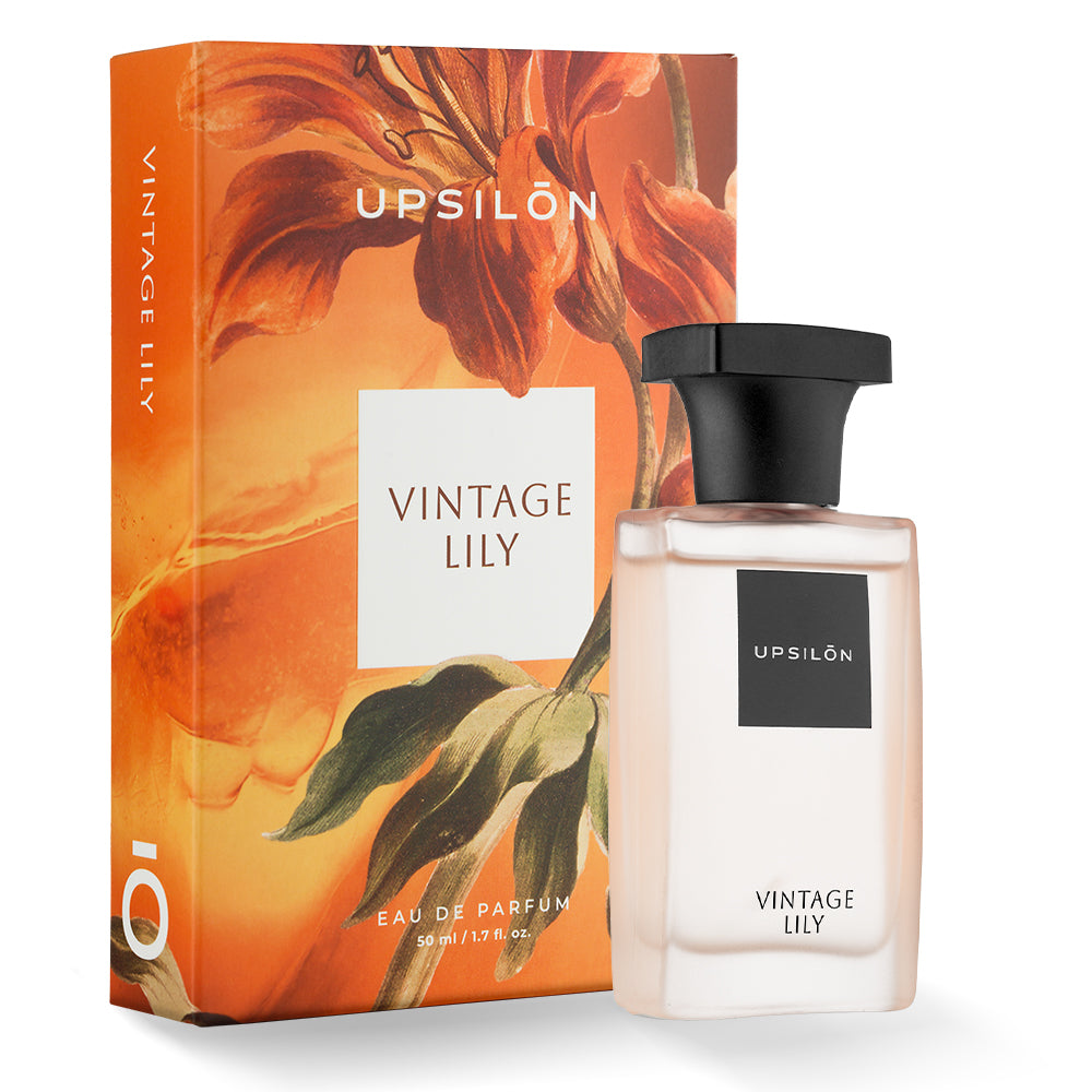 UPSILON Vintage Lily Eau de Parfum for Women, a 50ml bottle of eau de parfum